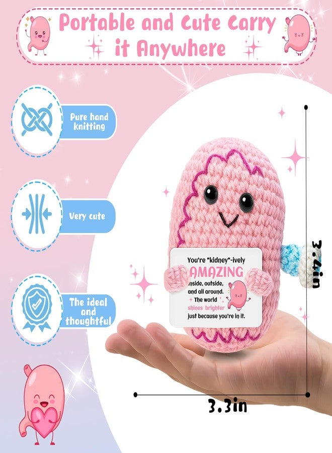 AICHPVOY Handmade Crochet Desktop Doll Inspirational Gift Spiritual for Women Ideas for Women Friendship for Friends(just Because You're in if.) - Image 2